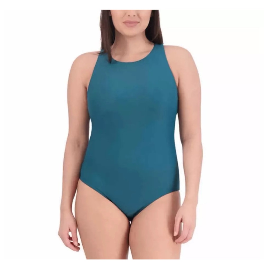 Eddie Bauer multi strap one piece swimsuit